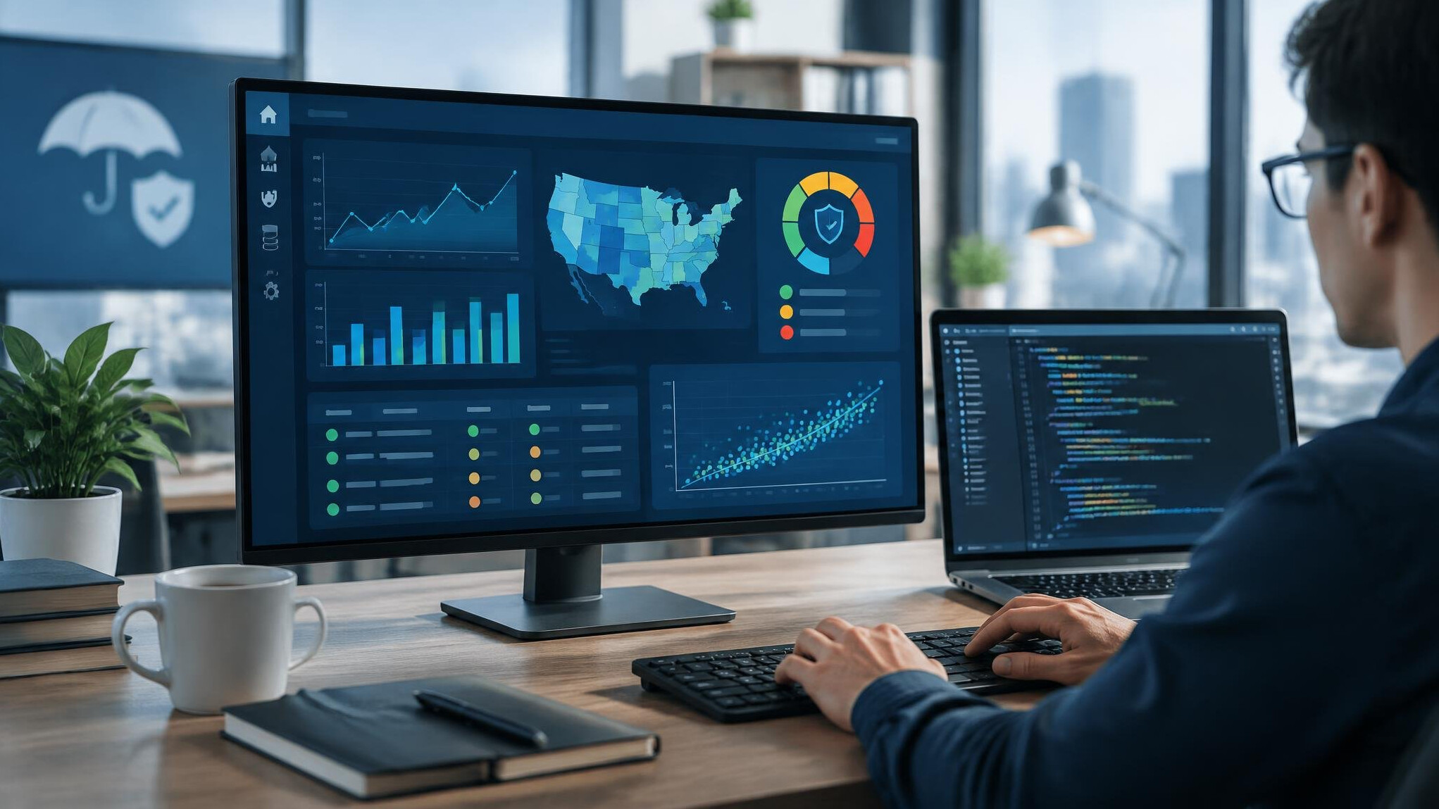 data analytics screen