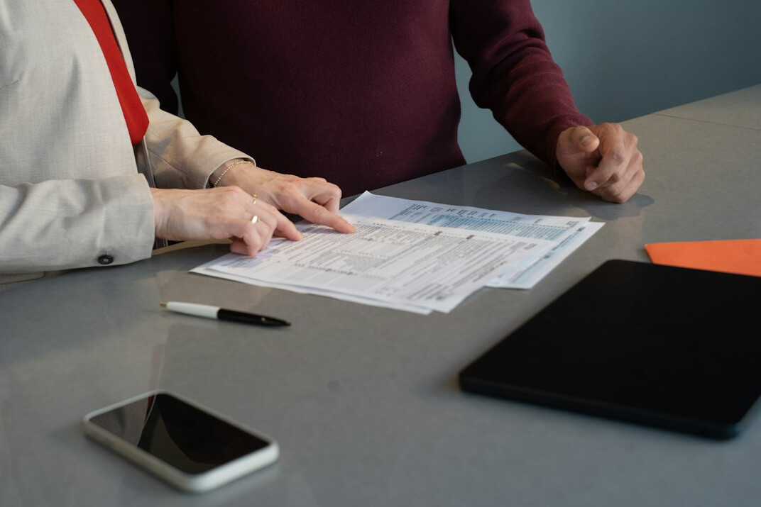person filing insurance claim online