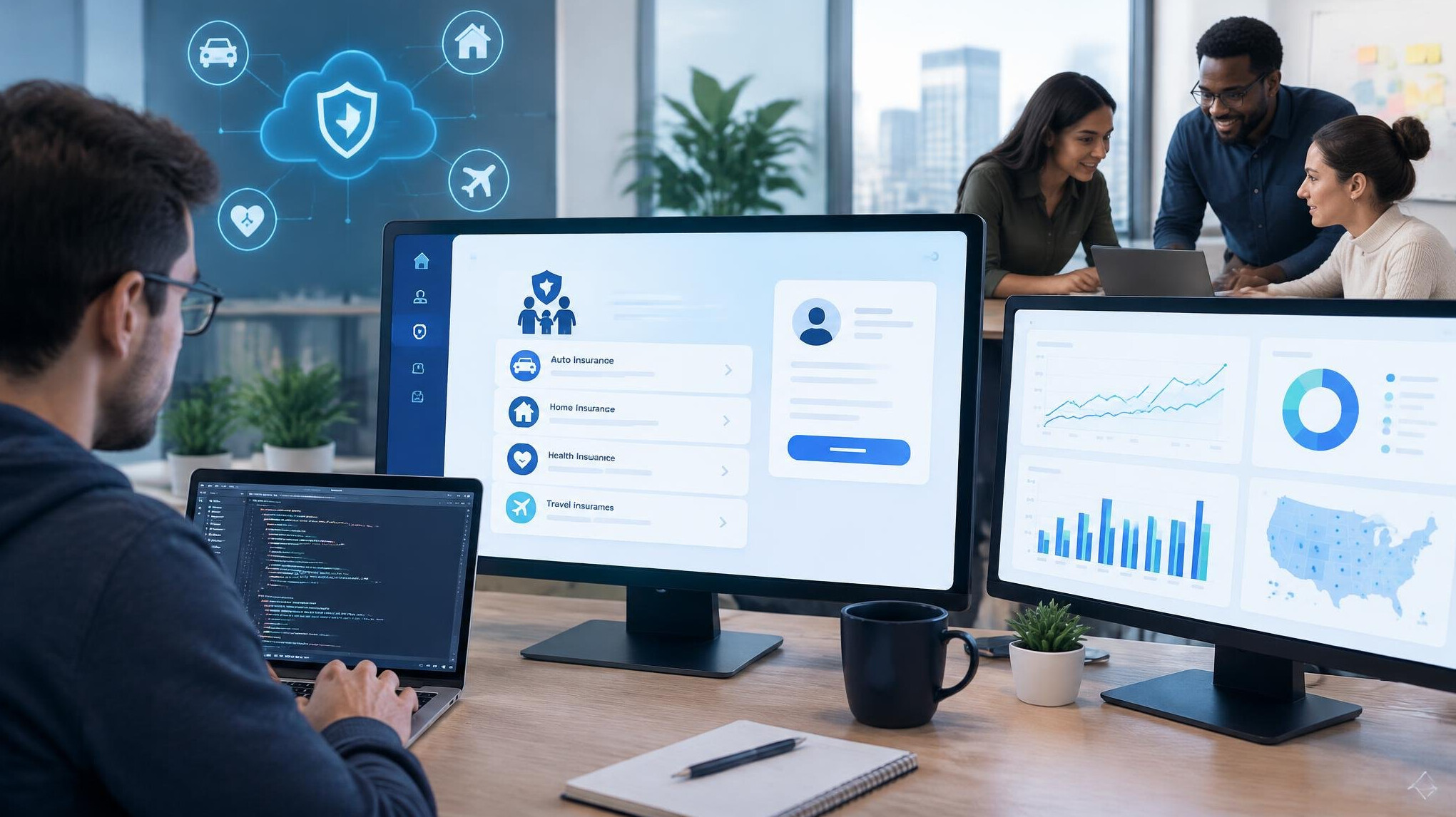 insurance software interface